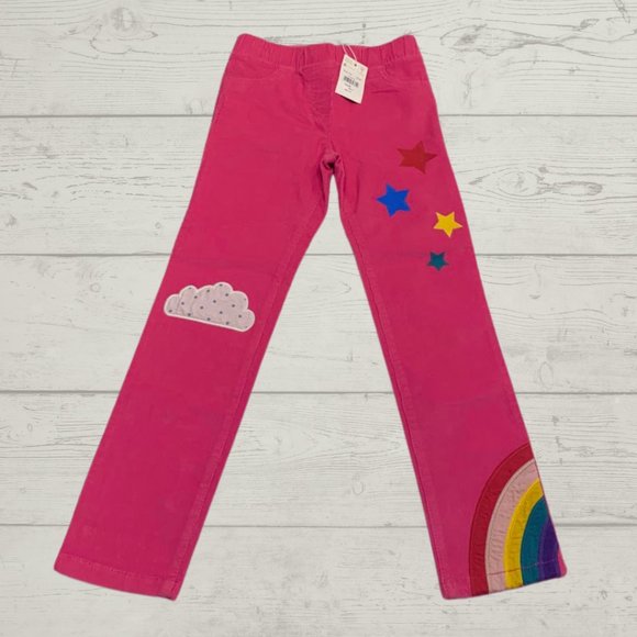 NWT Mini Boden Cord Appliqué Leggings Size 8 - Picture 3 of 8